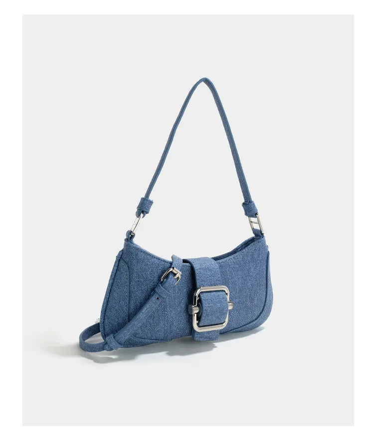 Bolsa Tiracolo Feminina Glamurosa Jeans