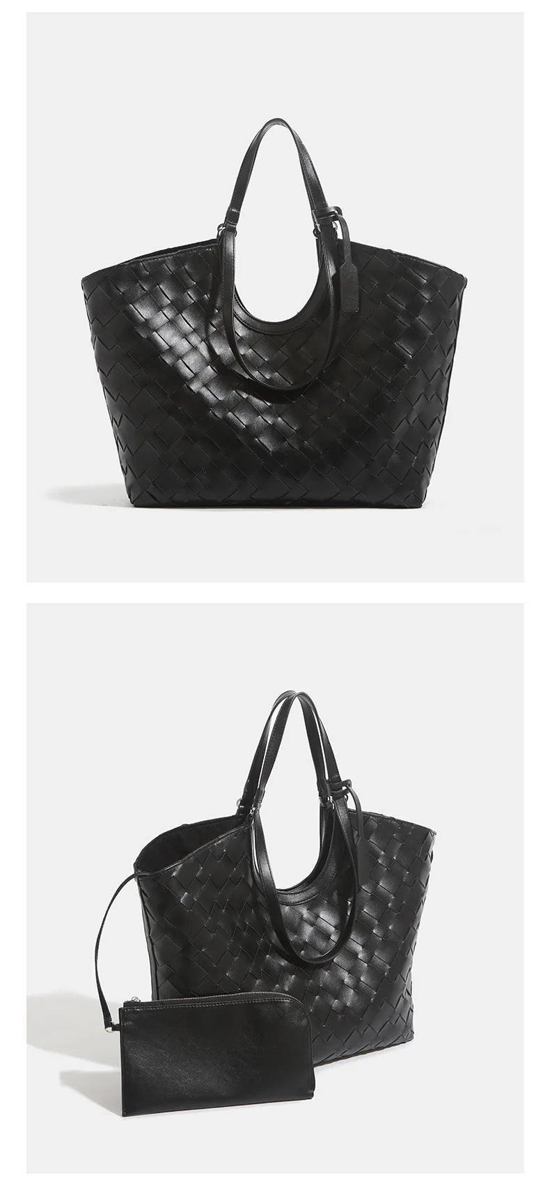 Bolsa de Ombro Feminina de Couro Elegance