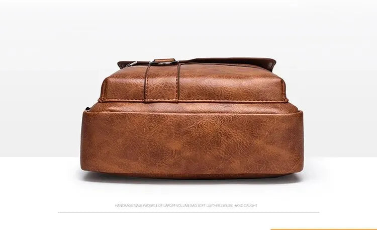 Shoulder Bag Masculina em Couro