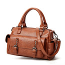 Bolsa Feminina de Ombro em Couro Casual