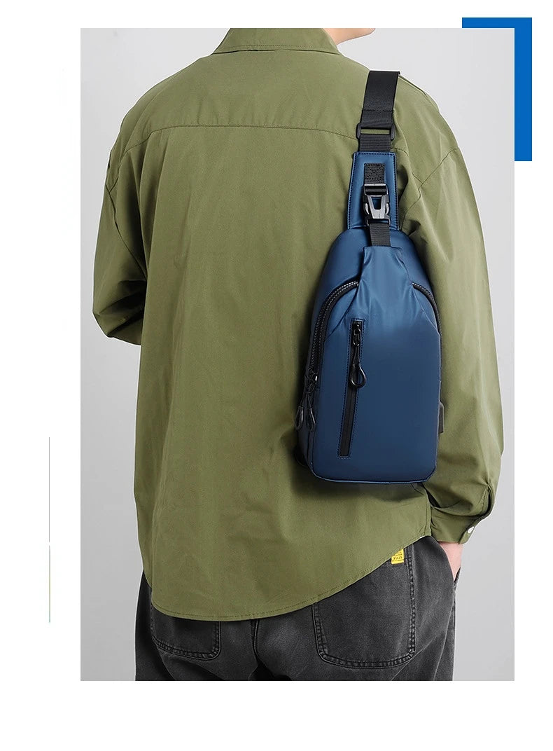 Shoulder Bag Masculina Impermeável