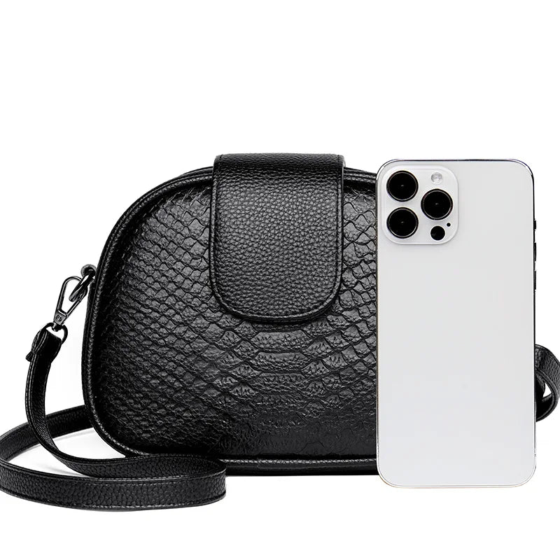 Bolsa Luxury  Tiracolo Feminina  em Couro