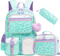 Kit Mochila Escolar Infantil Coração Encantado com Chaveiro