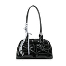 Bolsa Feminina de Ombro em Couro Fashion com Laço