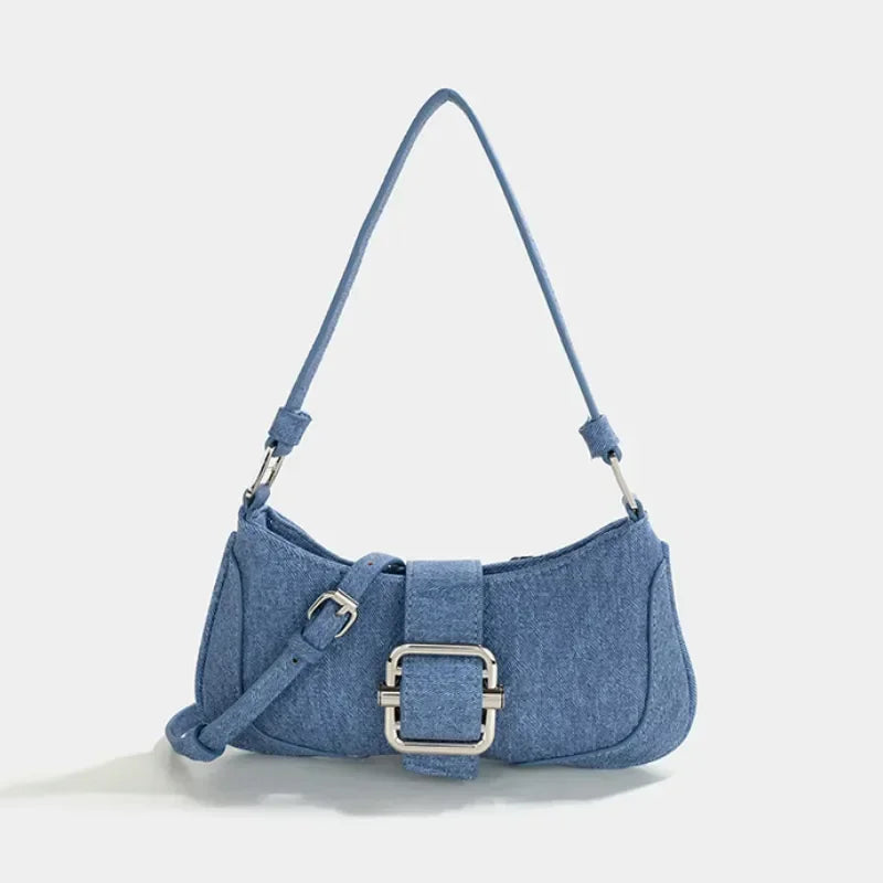 Bolsa Tiracolo Feminina Glamurosa Jeans