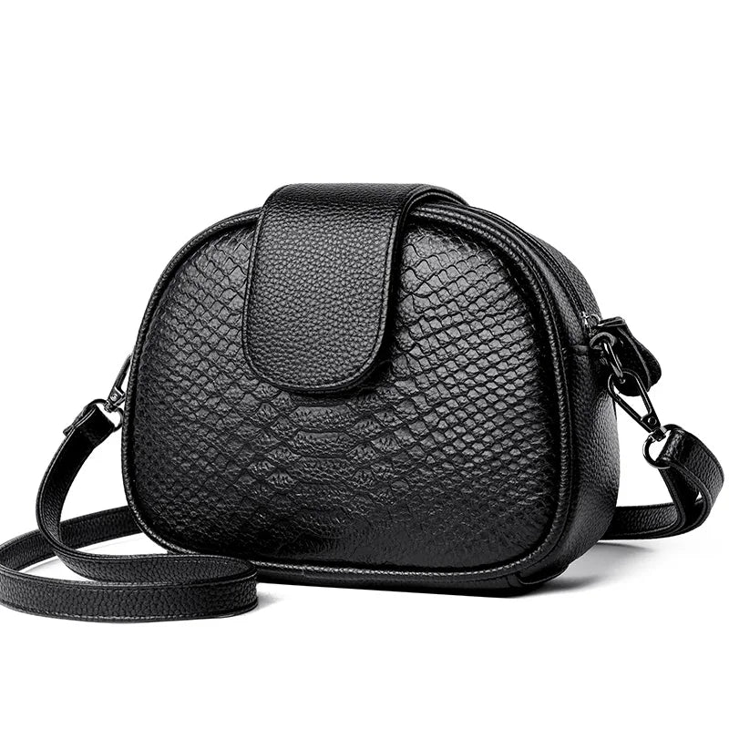 Bolsa Luxury  Tiracolo Feminina  em Couro