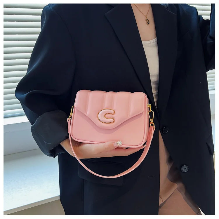 Bolsa Feminina Tiracolo em Couro The Luxy