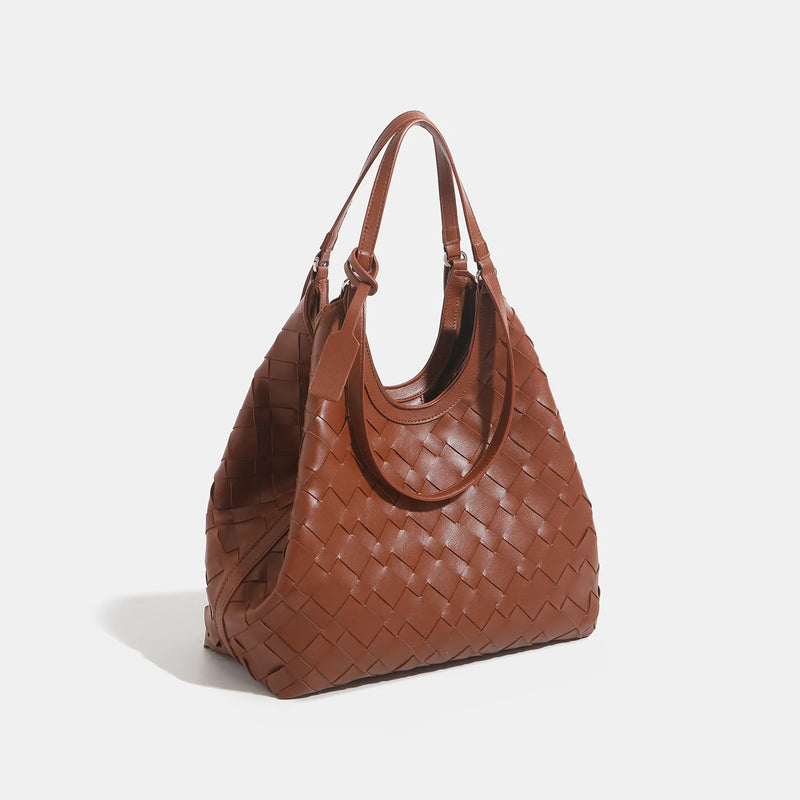 Bolsa de Ombro Feminina de Couro Elegance