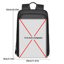 Mochila Masculina para Notebook com Bolso Externo