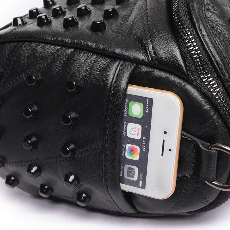 Bolsa Tiracolo Feminina Com Spikes