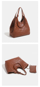 Bolsa de Ombro Feminina de Couro Elegance