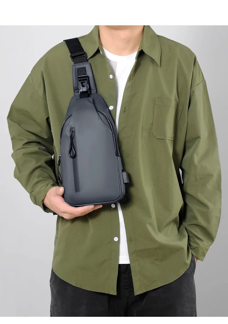 Shoulder Bag Masculina Impermeável