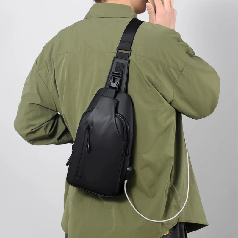 Shoulder Bag Masculina Impermeável